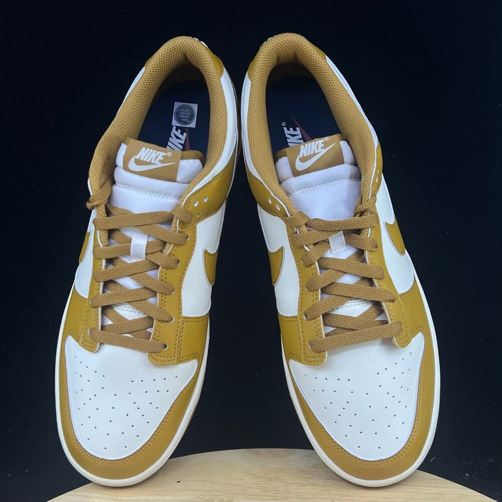 Men's Nike Dunk Low Retro Pale Ivory/Wheat-Pale Ivory (HF5441 108) Size 11.5 - Picture 8 of 10